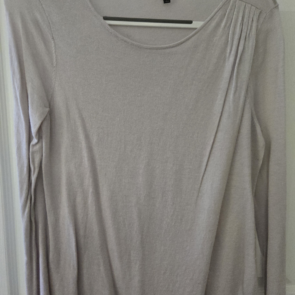 Elegant Gray Women's Top